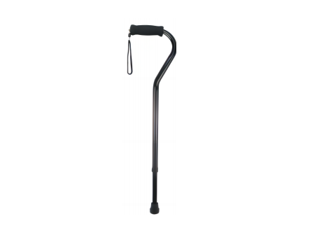 Swan-neck Walking Stick, Black