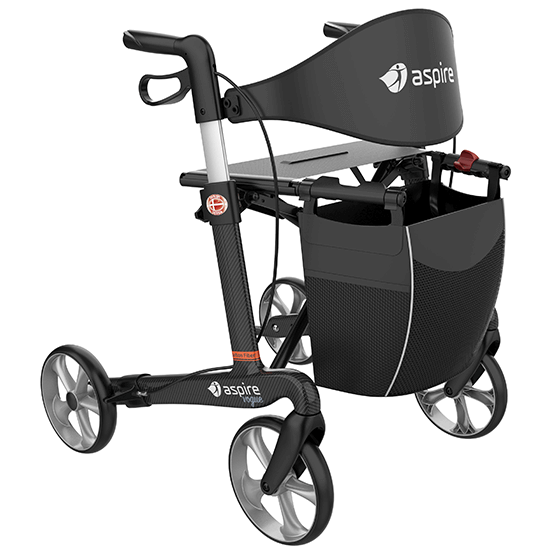 Aspire Vogue Carbon Fibre Seat Walker / Rollator1