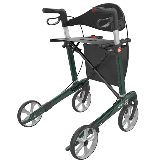Aspire Vogue Carbon Fibre Seat Walker Rollator5