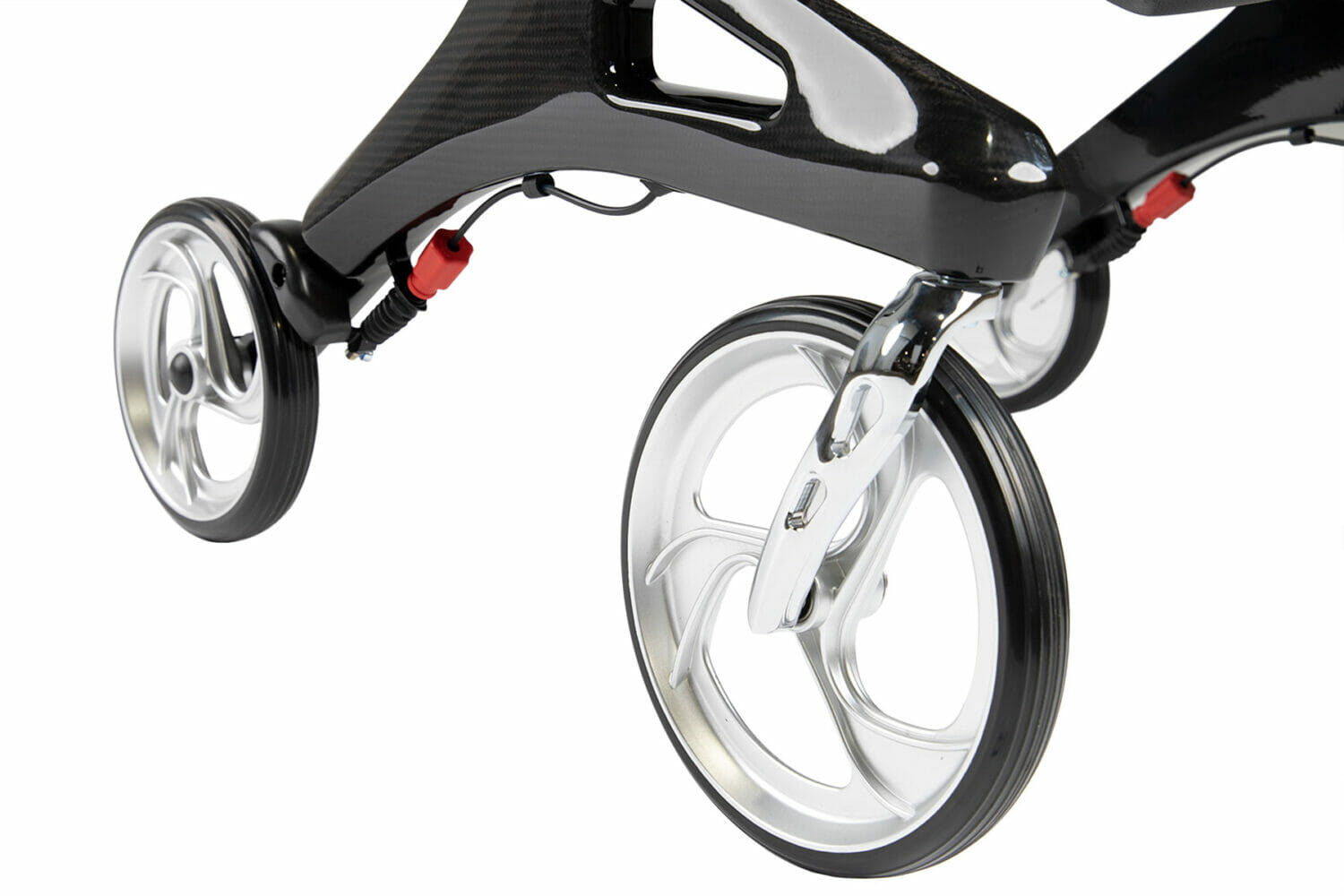 Hero Medical Heavy Duty Outdoor Lite Carbon Fibre seat walker rollator