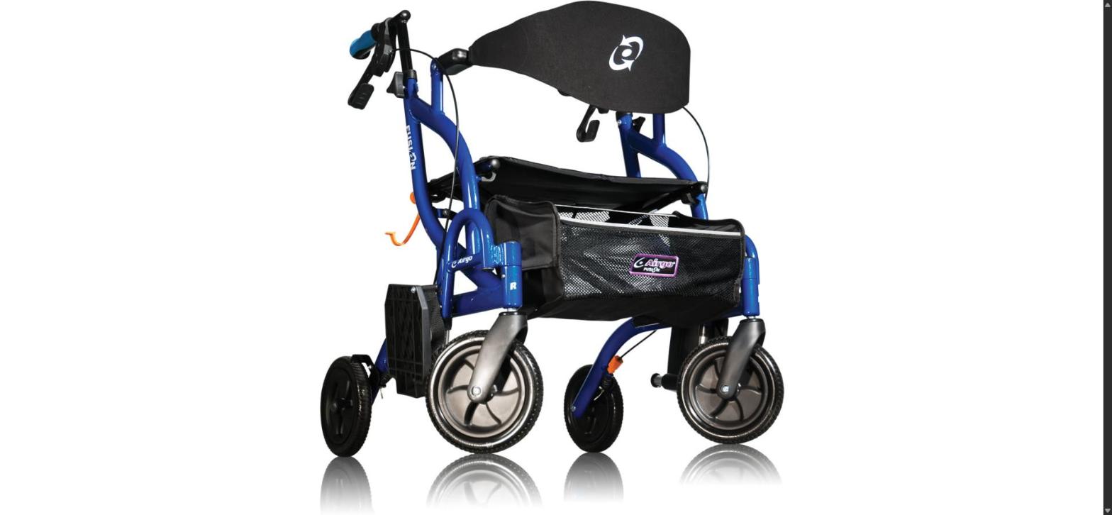 Airgo Fusion Side-Folding Rollator and Transport Chair - Image 3